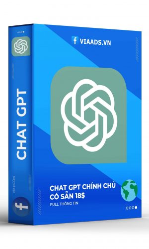 Tài Khoản ChatGPT có sẵn 18$, Chính chủ, Full thông tin